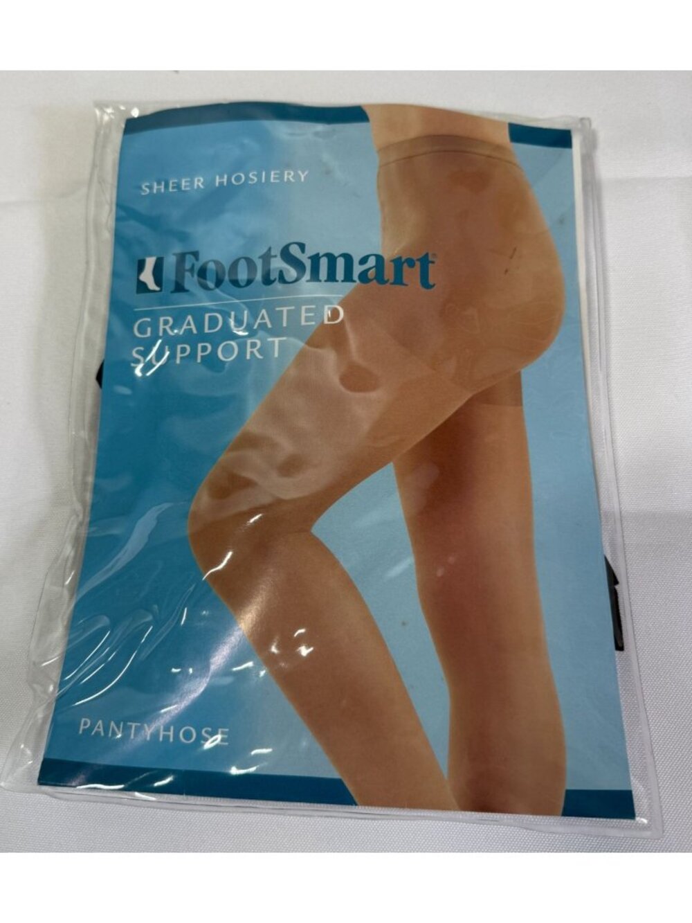 NEW FootSmart Black Pantyhose Womens Small Graduated Support Sheer Hosiery